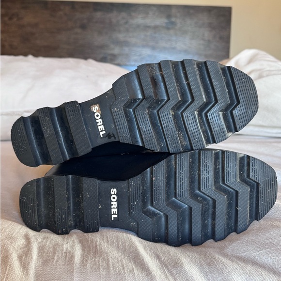 Sorel Women's Joan of Arctic Wedge III Lace Boot Black Size 11 - Picture 9 of 9